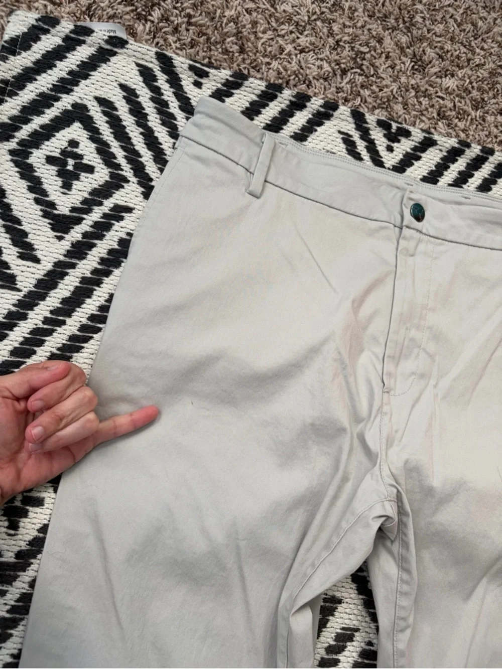 Birddogs Grey & Light Grey Slim Fit Stretch Pants Sz 34x34 (READ) Lot Of 2 Golf - Picture 11 of 16